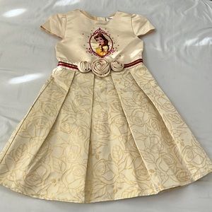 Disney - size 7-8 - Belle crème colored dress